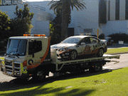 jim beam v8 supercar on truck quality towing and tilt service perth